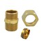 Everflow 5/8" O.D. COMP x 1/2" MIP Reducing Adapter Pipe Fitting, Lead Free Brass C68R-5812-NL - alternate 4